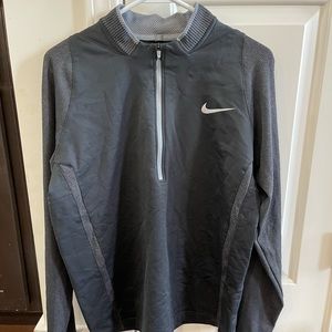 Nike Golf Dri-fit Pullover - black/gray - Mens size small